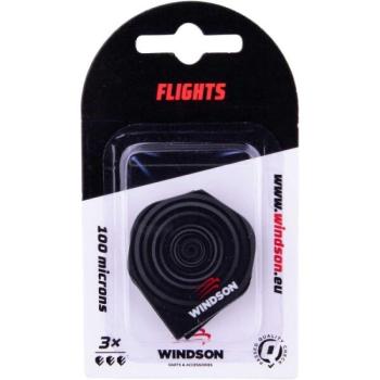 Windson VORTEX Három darab darts toll, fekete, méret kép