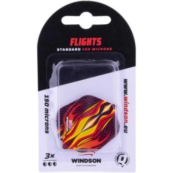 Windson WILDFIRE Három darab darts toll, narancssárga, méret kép