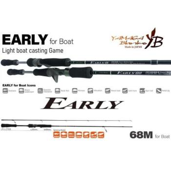 Yamaga Blanks Early Boat 68M 2,05m 7-32g pergető horgászbot kép