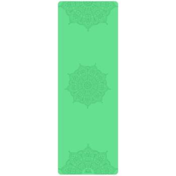 YOGGYS NON-SLIP YOGA MAT MANDALA RAINFOREST Profi jógamatrac, zöld, méret kép