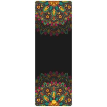 YOGGYS TRAVEL YOGA MAT 1 MM VINTAGE MANDALA Utazó jógamatrac, fekete, méret kép