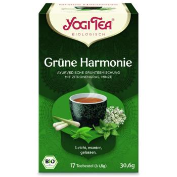 Yogi Tea Bio Green balance zöld tea kombuchával 17 x 1,8 g kép