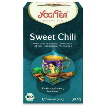 Yogi Tea Bio Sweet Chilli bio ájurvédikus tea a jó hangulatért 17 x 1,8 g kép