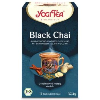 Yogi Tea Black Chai Ayurvédikus fekete tea gyömbérrel 17 × 2,2g kép