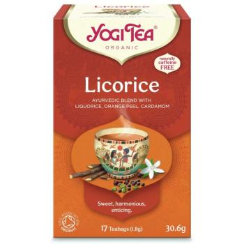 Yogi Tea Édesgyökér Ayurvédikus tea 17 x 1,8 g kép