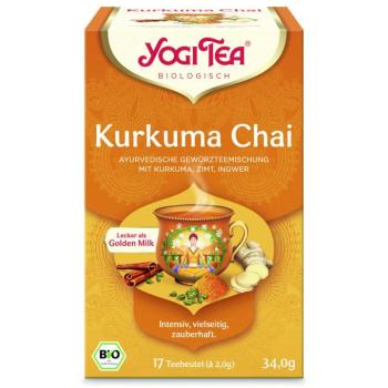 Yogi Tea Kurkuma Chai Kurkuma Tea 17 x 2 g kép