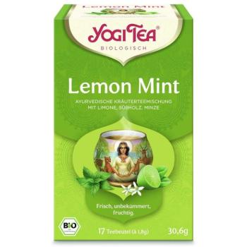 Yogi Tea Lime Menta bio lime, menta tea 17 x 1,8 g kép