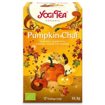 Yogi Tea Pumpkin Chai bio sütőtök tea fahéjjal és naranccsal 17 x 2 g kép