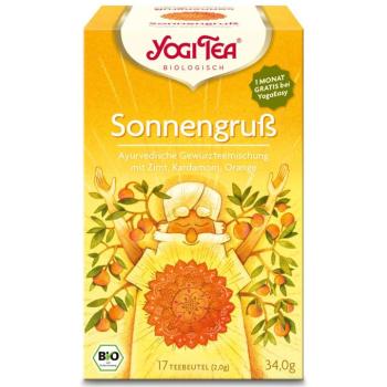 Yogi Tea Sun Salutation Tea  (Sonnengruss) gyógynövénytea 17 x 2 g kép