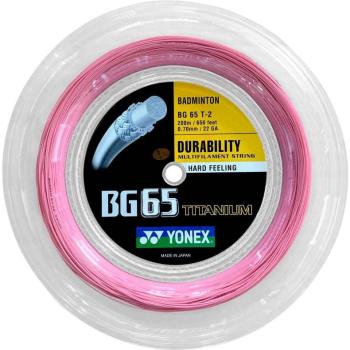 Yonex BG 65 Ti, 0,70 mm, 200 m, PINK kép