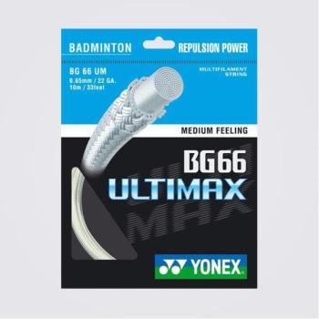 Yonex BG 66, ULTIMAX, 0,65 mm, 10 m, METALLIC WHITE kép