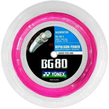 Yonex BG 80, 0,68 mm, 200 m, neon rózsaszín kép