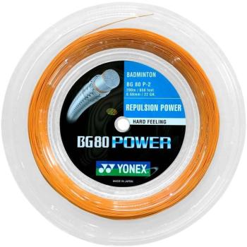 Yonex BG 80 POWER, 0,68 mm, 200 m, ORANGE kép