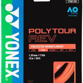 Yonex Poly Tour REV, 1,20 mm, 12 m, Bright Orange kép