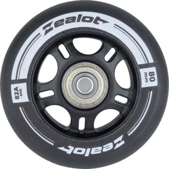 Zealot 80-82A WHEELS + BEARINGS 4PCS Görkorcsolya kerék és csapágy szett, fekete, méret kép