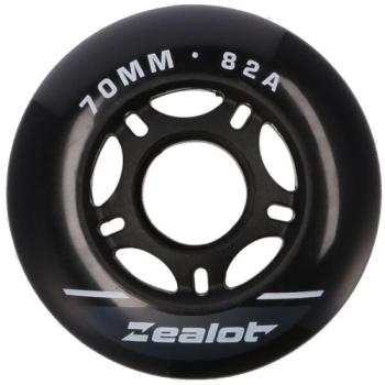 Zealot INLINE WHEELS 4 PACK 70-82A Görkorcsolya kerekek, fekete, méret kép