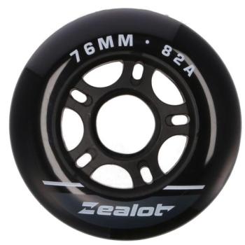 Zealot INLINE WHEELS 4 PACK 76-82A Görkorcsolya kerekek, fekete, méret kép