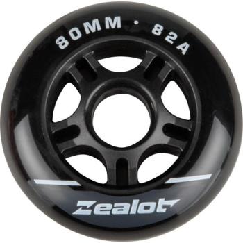 Zealot INLINE WHEELS 4 PACK 80-82A Görkorcsolya kerekek, fekete, méret kép