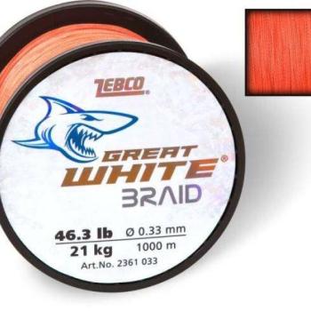 Zebco ? 0,25mm great white™ fonottzsinór h: 1000m 12,00kg / 27lbs... kép