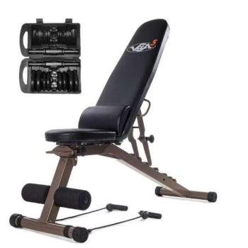 Zoco Body Fit multifunkcionális padkészlet KK-025, SL-002 súlyzók... kép