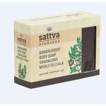 Ajurvédikus kézműves szappan - Szantálfa 125g - Sattva Ayurveda kép