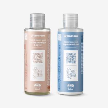 Ápolószer szett, mosószer és impregnálószer, 2x100 ml Decathlon kép