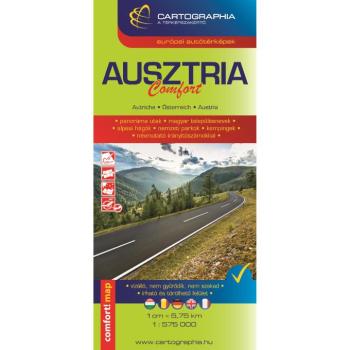 Ausztria comfort térkép Cartographia kép