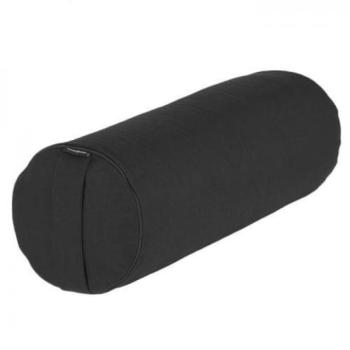 Bodhi Yoga Bolster Basic - fekete 65 x 23 cm tönköly Töltelék: Tönköly kép