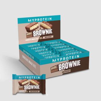 Double Dough Brownie - 12 x 60g - Cookies and Cream kép