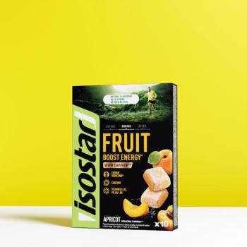 Energia gyümölcszselé, sárgabarackízű, 10x10 g - Energy Fruit Boost Isostar kép
