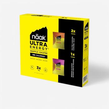 Energiaostya, bogyós gyümölcs és sós karamell, 3 x 30 g - Ultra Energy™ Näak kép