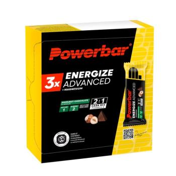 Energiaszelet, mogyoró-csokoládé, 3 x 55 g - Powerbar C2max kép