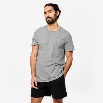 Férfi fitnesz póló, regular, pamut - 100-as Domyos kép
