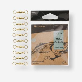 Forgókapocs Swivel Brass, 10 db Caperlan kép