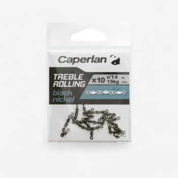Forgókapocs Treble Rolling, fekete nikkel, 10 db Caperlan kép