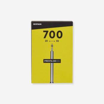 Gumibelső 700x23/32, 80 mm hosszú Presta szeleppel Decathlon kép