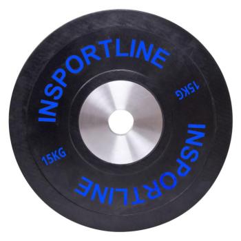 Gumis súlytárcsa inSPORTline Bumper Plate 15 kg 50 mm kép