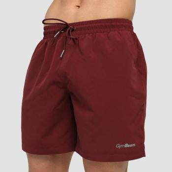 GymBeam Férfi fürdőnadrág Burgundy kép
