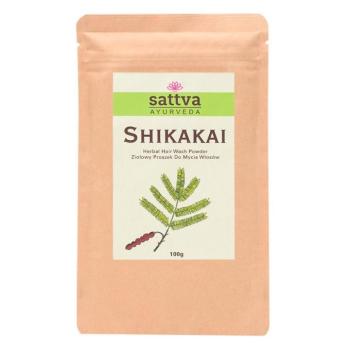 Gyógynövényes hajmosó por - Shikakai 100g - Sattva Ayurveda kép