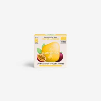 Hidratáló kocka, maracujás, 12x500 ml - Microdrink Waterdrop kép