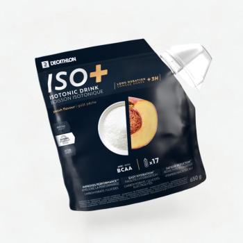 Izotóniás italpor, őszibarack, 650 g - ISO+ Decathlon kép