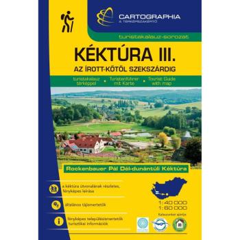 Kéktúra III. turistakalauz (Dél-Dunántúl) Cartographia kép