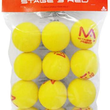 Mantis Stage 3 Red Sponge Ball Szivacs teniszlabda / 12 db kép