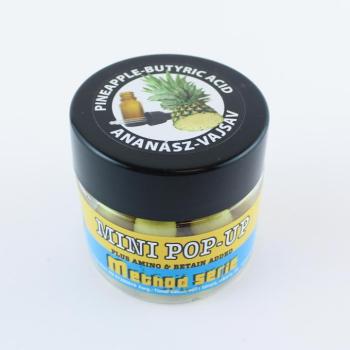 Mini Pop-up, ananász-vajsav, 7-11mm, 35g - Method Series Timar Mix kép