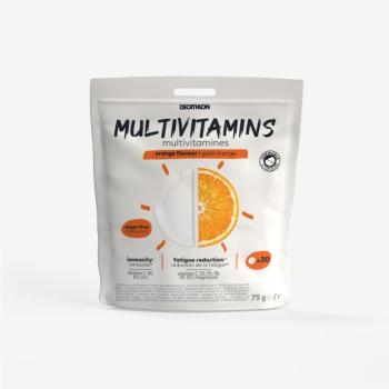 Multivitaminok és ásványi anyagok rágótabletta, cukor nélkül, narancsízű, 30 db Decathlon kép