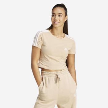 Női fitnesz crop top, slim Adidas kép