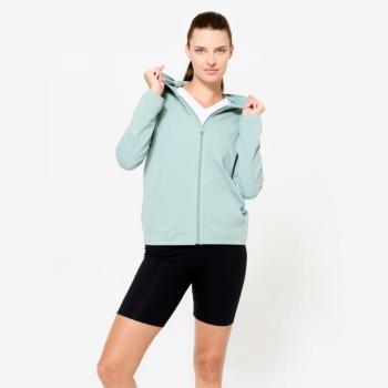 Női fitnesz kapucnis pulóver, cipzáros Domyos kép