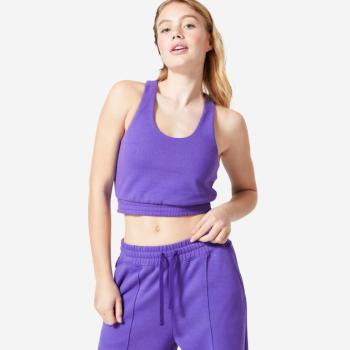 Női fitnesz ujjatlan crop top - 520-as Domyos kép