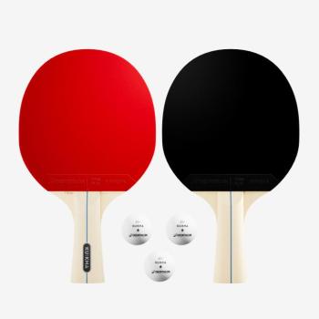 Pingpongütő szett, 2 db ütő + 3 labda - TTR 50 Pongori kép