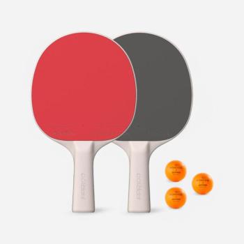 Pingpongütő szett, 2 ütő + 3 labda - PPR 100 Pongori kép